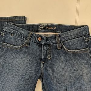 BNWT-Frankie B Straight Leg Bootcut Flap Pocket .